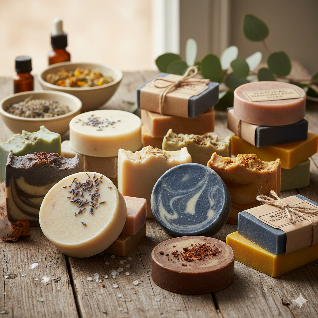 Jabón artesanal natural